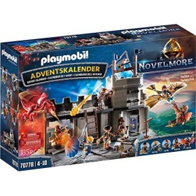 PLAYMOBIL 70778 Calendrier Avent Chevalier Novelmore Atelier DARIO- Novelmore- La magie de Noël- Noël 24 surprises