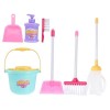 TOYANDONA 7 Pièces 1 Ensemble De Nettoyage Et De Nettoyage Pelle Et Balai Jouets Kit De Jouets De Balayage Jouets De Simulati