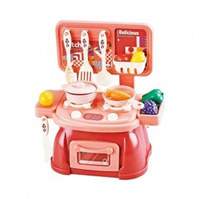 Milageto Ensemble de Jeu de Cuisine de 30 pièces, Jouet de Simulation de Nourriture et de Cuisine, Ensemble de Jeu de Cuisine