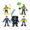 Imaginext Dc Super Friends Coffret Bat-Tech 5 Figurines Articulées Et Lumineuses, Jouet Pour Enfant De 3 À 8 Ans, Gxd67