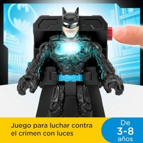 Imaginext Dc Super Friends Coffret Bat-Tech 5&nbsp;Figurines Articulées Et Lumineuses, Jouet Pour Enfant De 3 À 8 Ans, Gxd67