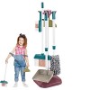 Nettoyage pour Enfants, Jouets ménagers, Jeux rôle pour Enfants, Nettoyage pour Enfants avec Balai, Pelle à poussière, balaye