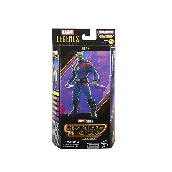 Marvel Legends Series, Drax, Gardiens de la Galaxie Vol.3, Figurine de 15 cm