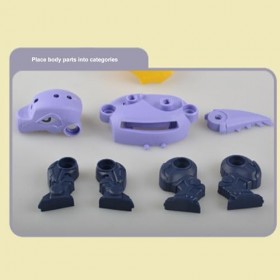 Gedourain Démonter Les Jouets de Dinosaures, Construire des Jouets de Dinosaures, Bricolage, Démontage, Assemblage, Bords Arr