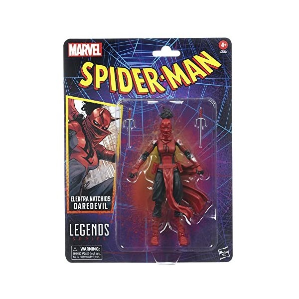 Marvel Hasbro Legends Series, Elektra Natchios Daredevil, Figurine de Collection de 15 cm