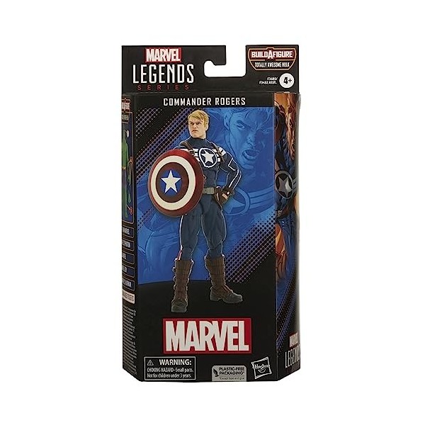 Marvel Legends Series Comics, Figurine de Collection Commander Rogers de 15 cm, F36855X0, Petit