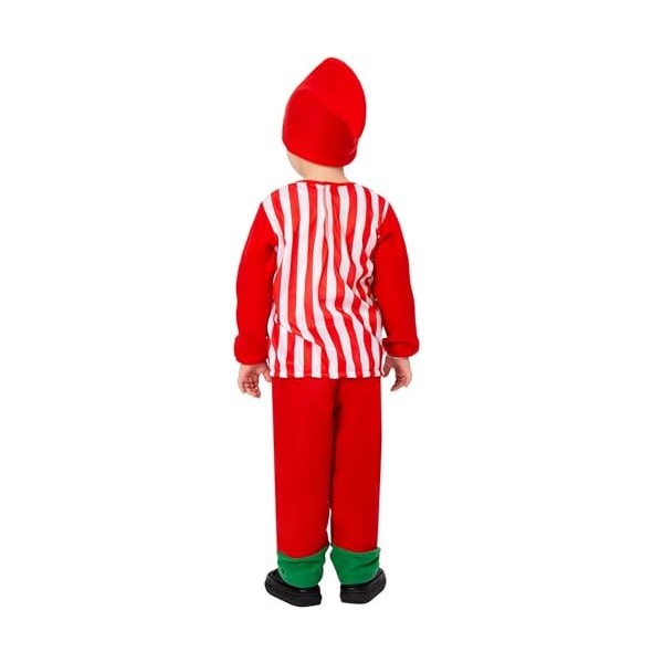 Runhomal Unisexe Enfant Costume dElfe de Noël Velours Déguisement Lutin Garçon Fille Déguisement Robin des Bois Cosplay Bonn