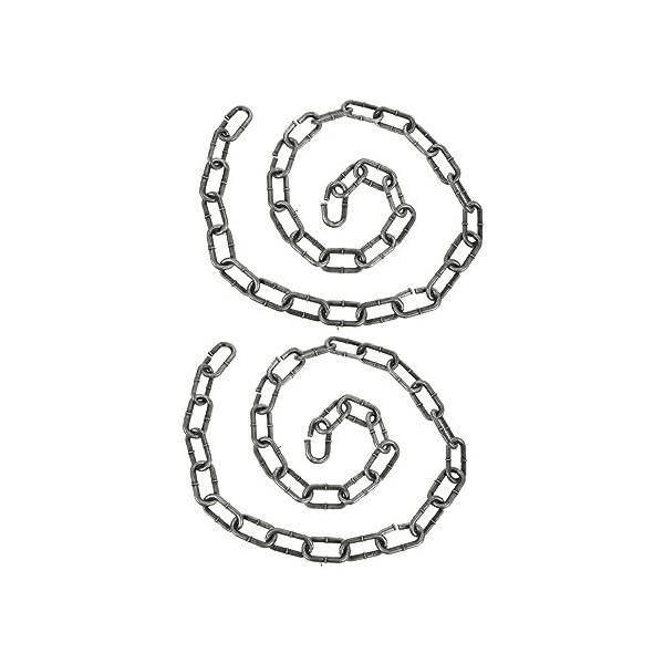 Abaodam Costume De Jeu De Rôle 2 Pièces De Fer Simulée Fausses s De Barrière Décoration De Fête dhalloween Garniture Tenue D