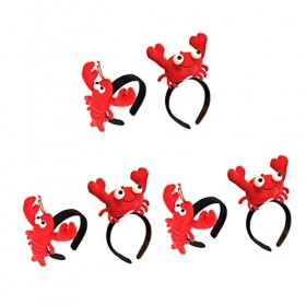 FRCOLOR 6 Pièces Bandeau De Homard Et De Crabe Costumes De Cosplay Costume DHalloween Tenues De Jeu De Rôle Costume De Homar