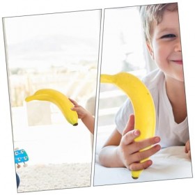 Abaodam Décoration 3 Pièces Décor Bananes Imitation Banane Parure Scène Parure Simulée Banane Simulation Banane Vitrine Parur