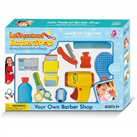 Accessoires de jeu colorés pour salon de coiffure avec tondeuse pour enfants 115D