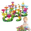 Foway Jouets empilables de Fleurs - Jouets empilables de Construction de Fleurs | Jeu dempilage de Construction de Fleurs ré