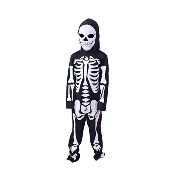 TOYANDONA 1 Jeu Déguisement De Squelette Dhalloween Body Tête De Mort Body Squelette Dhalloween Costumes Effrayants Dhallow