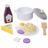 Surakey Jouets de Cuisine en Bois pour Petites Filles, Tea Party Set Jouets en Bois, Dînette Enfant Jeux de Cuisine Jeu de Rô