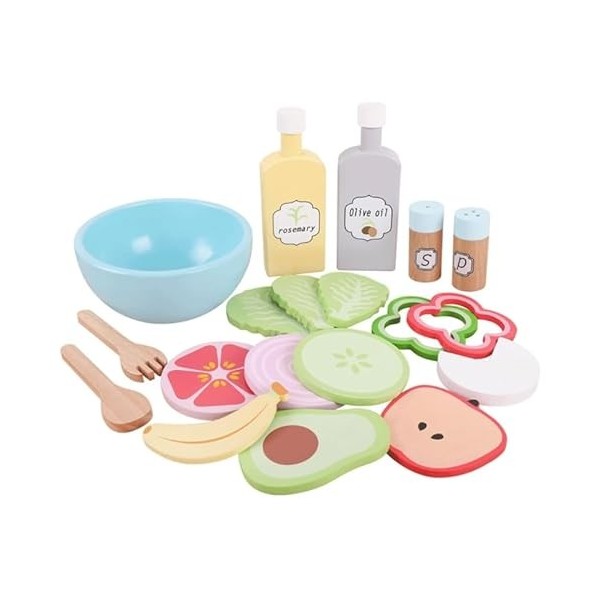 Miaelle Kit de jeu pour cuisiner et manger à partir de 3 ans. Comment faire comme si vous étiez dans la cuisine Jouet pour le