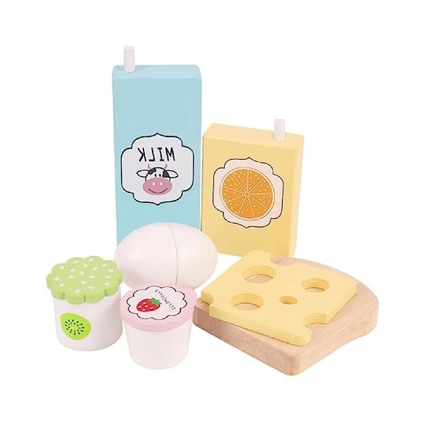 Miaelle Kit de jeu pour cuisiner et manger à partir de 3 ans. Comment faire comme si vous étiez dans la cuisine Jouet pour le