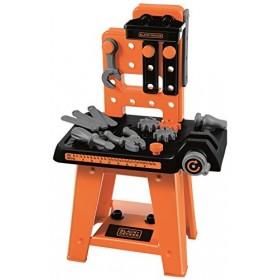 Jouets Ecoiffier – 2305 - Petit Établi Black And Decker pour enfants – Jeu de bricolage – 27 pièces – Dès 18 mois – Fabriqué 