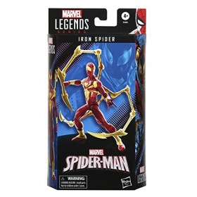 Spider-man Hasbro Marvel Legends Series, Figurine Iron Spider De 15 Cm, Inclut 2 Accessoires F3455 Multicolore