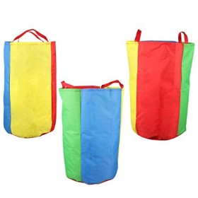 Kisangel 3 Pièces Sac De Saut Kangourou Sacs De Haricots en Plein Air Outils De Plein Air pour Enfants Jeu De Fête dannivers