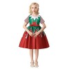 Xiaojiu Robe Noël Fille 18 Mois Deguisement Père Noel Tenue Noel Famille Robe De Mariée DéGuisement Enfant Fille Tenue Lutin 