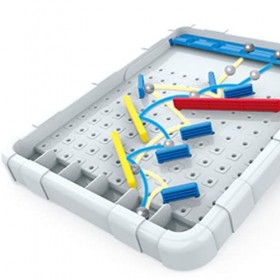 perfk Montessori Marbles Puzzle Labyrinthe Enfants Défi Jeu de Société Logique