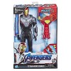 Marvel Avengers – Figurine Marvel Avengers Endgame Titan Power FX – Iron Man et Power Pack - 30 cm - Parle en français - Joue