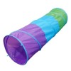 Amagogo Tente Tunnel pour Enfants, Nourrissons Rampant à Travers, Maison de Jeu pour Garçons et Filles, 1,5 m Vert Violet