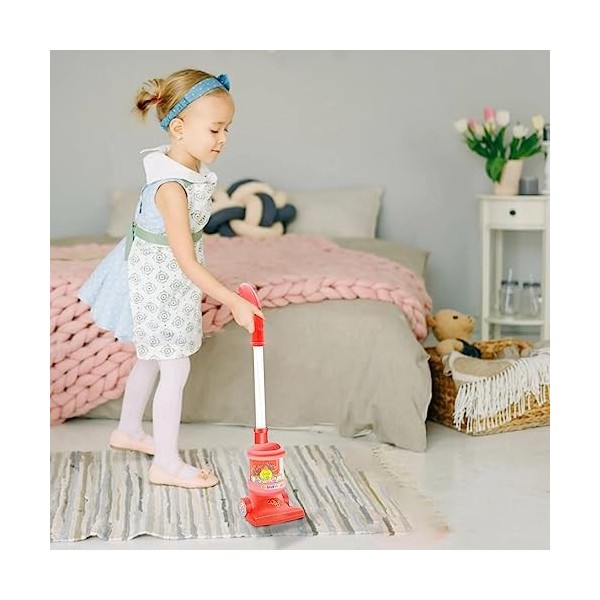 Aspirateur pour enfants – Aspirateur pour enfants avec sons lumineux et réalistes – Maison de jeu pour enfants de 1 à 3 ans e