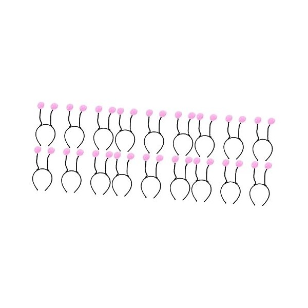 24 Pcs Boule De Bandeau Costume De Bandeau De Maquillage Boppers De Tête DAntenne Bandeau DAntenne Bopper Cerceaux De Cheve