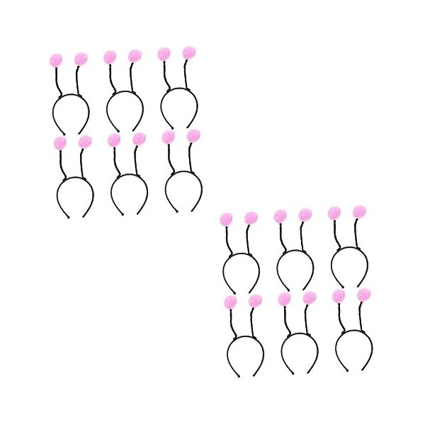 24 Pcs Boule De Bandeau Costume De Bandeau De Maquillage Boppers De Tête DAntenne Bandeau DAntenne Bopper Cerceaux De Cheve