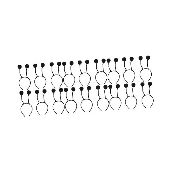 24 Pcs Boule De Bandeau Costume De Bandeau De Maquillage Boppers De Tête DAntenne Bandeau DAntenne Bopper Cerceaux De Cheve