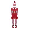 ranrann Déguisement Père Noël Enfant Unisexe Garçon Fille Costume Père Noël Tenue Lutin Cosplay Spectacle Party Cadeau Noël 3