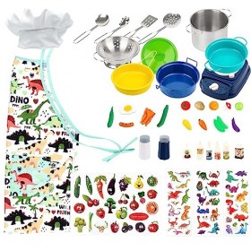 Cuisine et pâtis, Jeu Cuisine, 37 pièces, Jouets cuisineCuisine et pâtisserie pour Enfant Cuisine pour garçons et Filles âgés