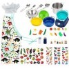 Cuisine et pâtis, Jeu Cuisine, 37 pièces, Jouets cuisineCuisine et pâtisserie pour Enfant Cuisine pour garçons et Filles âgés