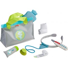 HABA - Ensemble Mallette de docteur - Jeux dimitation en tissu - 3 ans et plus - 306206