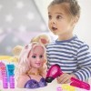 TLM Toys Salon de Coiffure pour Filles | Ensemble de Salon de beauté tête de poupée 35 pièces | Faire Semblant de Jouer à des