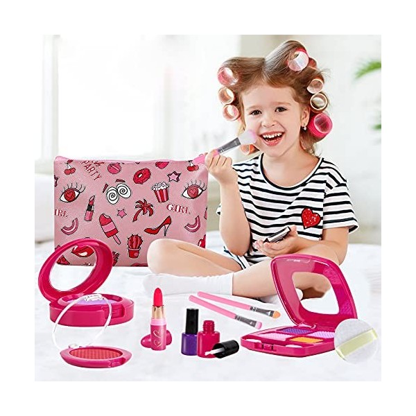 Goodream Lot de 15 jouets de maquillage pour filles de 3, 4, 5, 6-8