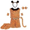 IBAKOM Costumes dHalloween pour enfants Garçons Filles Animaux Costume Cosplay Cartoon Déguisement Ailes Top à paillettes Sh