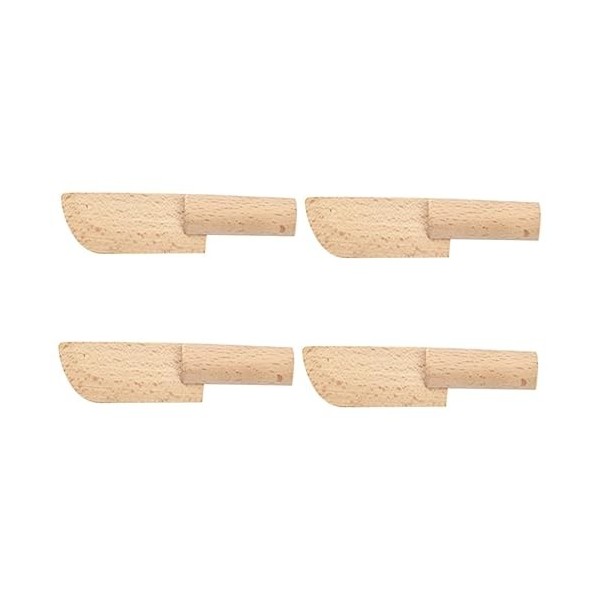 Artibetter 4 Pièces En Bois Mini Kidcraft Playset Maison De Jeu Mini Cuisine Cuisine En Bois Manuel Couteau De Cuisine Bambou