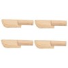 Artibetter 4 Pièces En Bois Mini Kidcraft Playset Maison De Jeu Mini Cuisine Cuisine En Bois Manuel Couteau De Cuisine Bambou