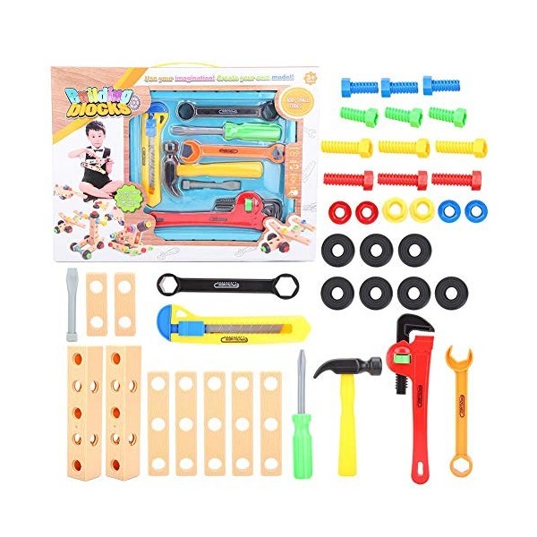 Kit de jouets pour enfants bricolage, réparation de simulation assembler les kits de démontage jeu de jouets prentend ensembl