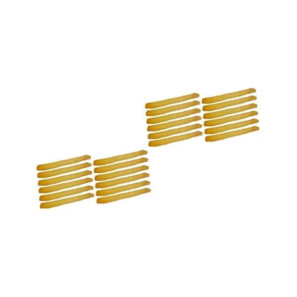 Toyvian 36 Pcs Restaurant Français Nourriture Jouets Modèle De Simulation De Cuisine Accessoires Frites- pour Frites Maison D