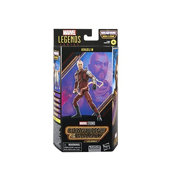 Marvel Legends Series, Kraglin, Gardiens de la Galaxie Vol.3, Figurine de 15 cm