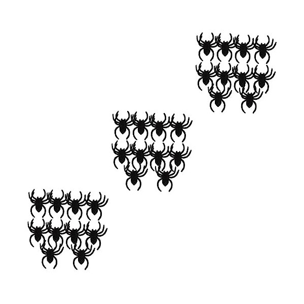 Toyvian 20 Pcs Grosse Araignée Petites Créatures Jouets Ensembles De Jeu en Plein Air Mini Jouets Grande Araignée Araignée Sa