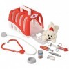 klein - 4831 - Jeu dimitation - Mallette vétérinaire avec Chien en Peluche et Accessoires