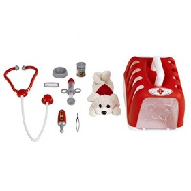 klein - 4831 - Jeu dimitation - Mallette vétérinaire avec Chien en Peluche et Accessoires