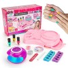 Cadeau Pour Filles Enfant 8 9 10 ans, Kit Vernis Enfant Pour Maquillage Fille 6 7 8 9 10 12 Ans Kit Manucure pour Enfant Jeux