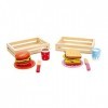 Small Foot Company Smb5V - 5852 - Jeu DImitation - Cuisine - Hamburger Et Sandwich