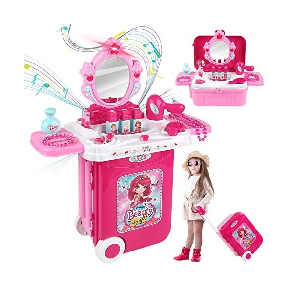 Dreamon Maquillage Enfant Jouet Fille, Cadeau pour Petite Fille 3 5