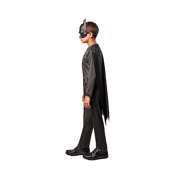 RUBIES - DC Officiel - THE BATMAN - Déguisement pour Enfants - Taille 7-8 ans - Costume avec Combinaison à Manches Longues, C